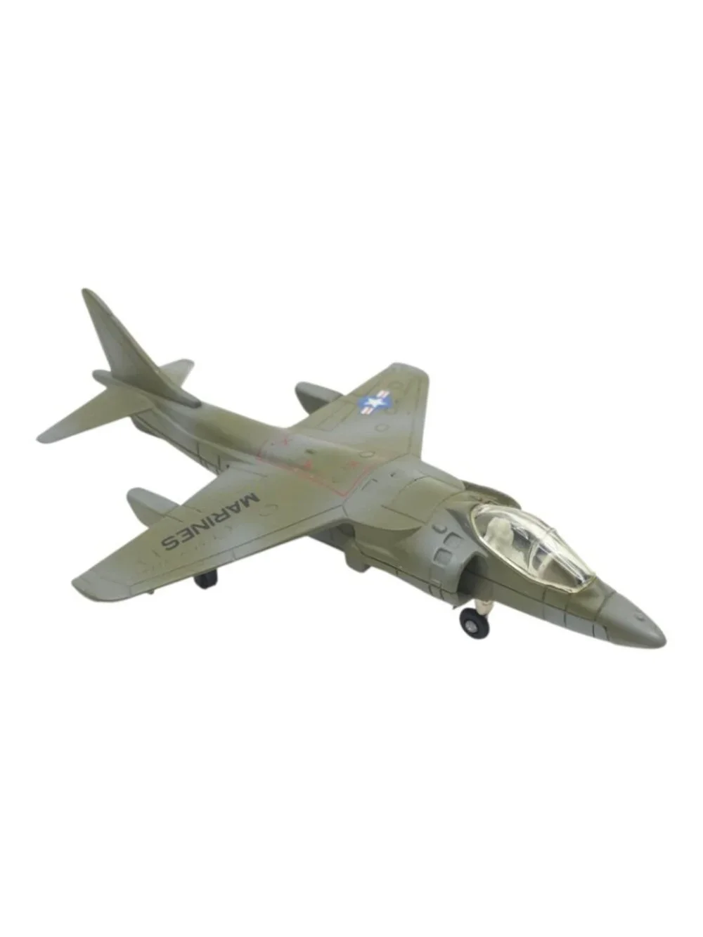 ERTL US Marines AV-8B Harrier Jet Diecast Vintage Model Military Airplane Toy